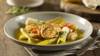 Bouillabaisse Légère with Braised Leeks